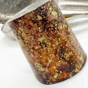 NEW Free People Large Granite and Copper Patina Cuff